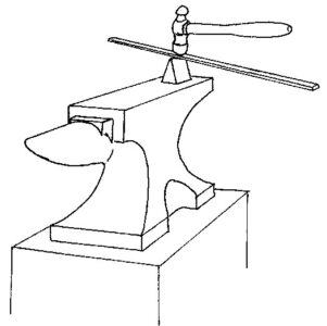 illustration from Manual of Blacksmithing and Blacksmith Shop & Iron Foraging